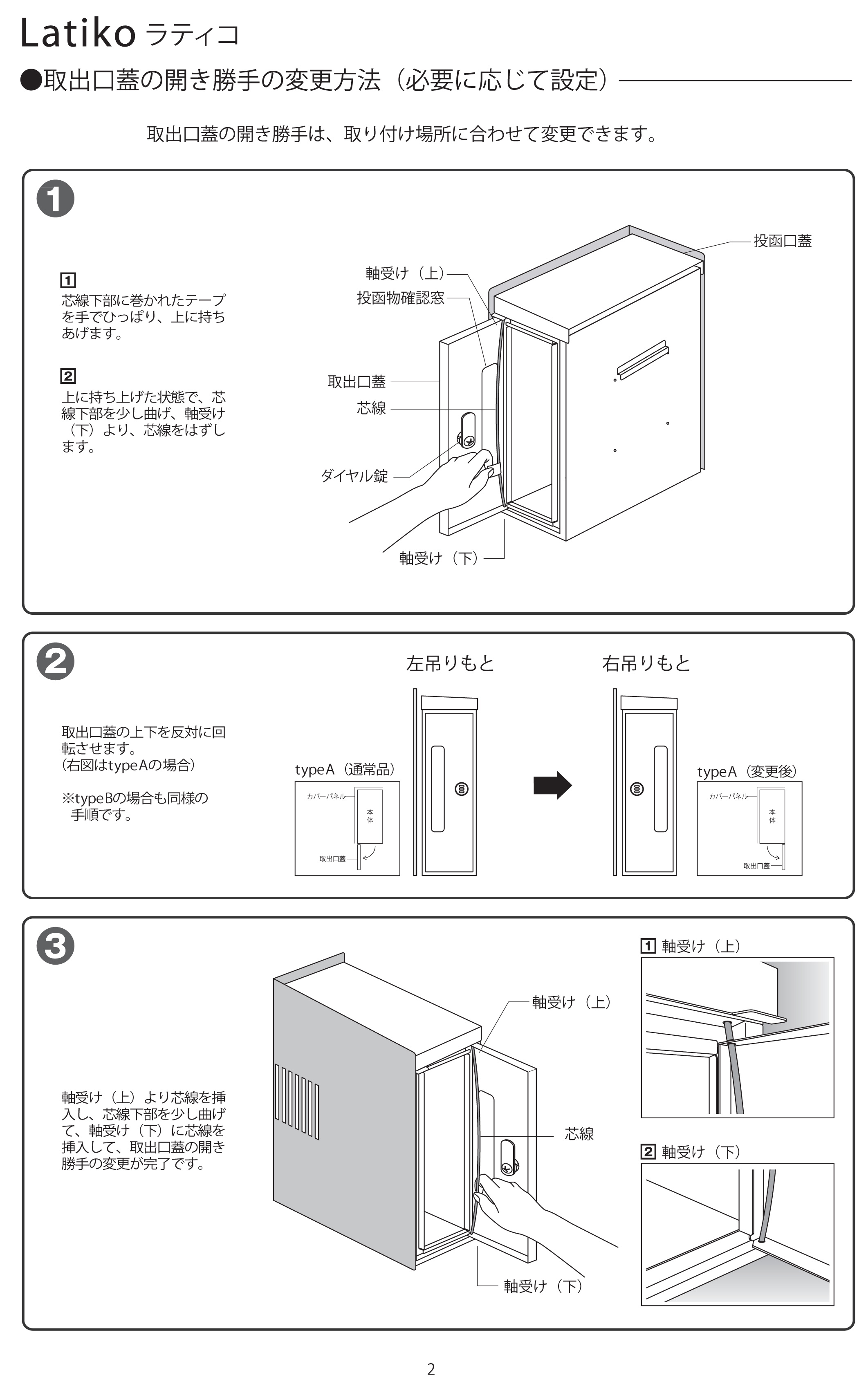 ユニソン 壁付けポスト ラティコ