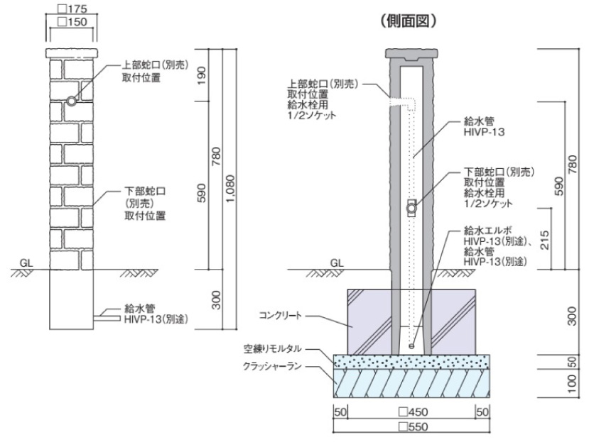 ネオキャスティスタンド 参考図面