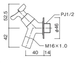 プレーンフォーセットフラワー 参考図面