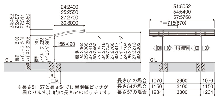 レイナポートグラン サイズ