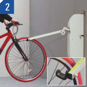 自転車ラックCF-AN 自転車を入れる場合 (2)