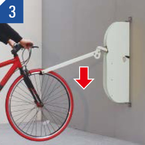自転車ラックCF-AN 自転車を入れる場合 (3)