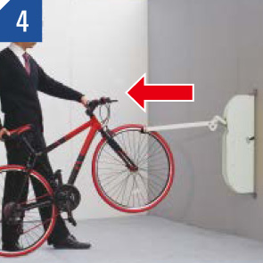 自転車ラックCF-AN 自転車を入れる場合 (4)