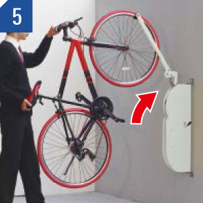 自転車ラックCF-AN 自転車を入れる場合 (5)