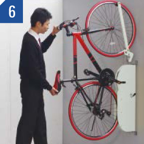 自転車ラックCF-AN 自転車を入れる場合 (6)
