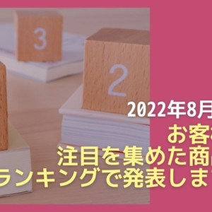 2022年8月の閲覧数ランキング