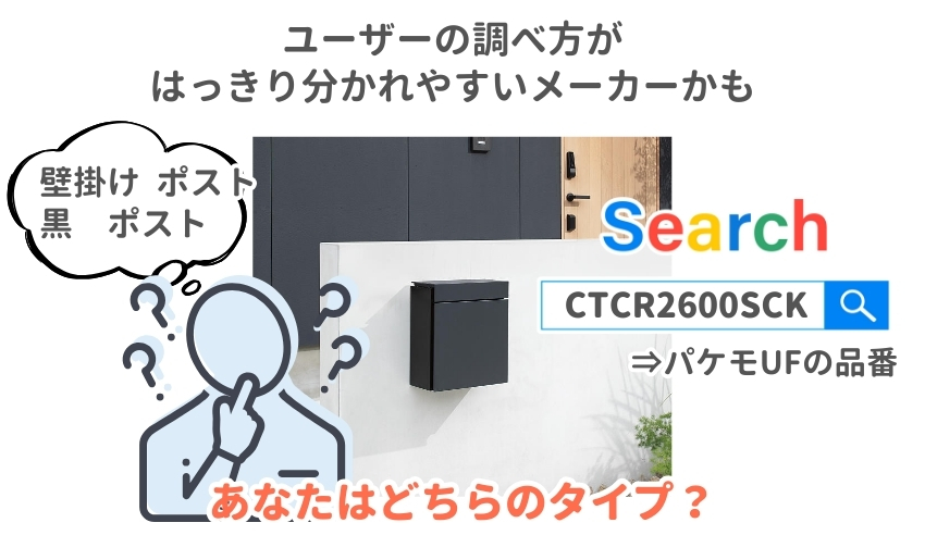 パナソニックのポストと宅配ボックスは検索意図がはっきりわかれる
