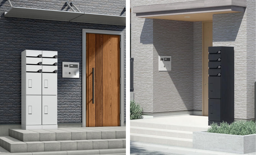 LIXIL2026年エクステリア新商品宅配ボックスA型 使用イメージ