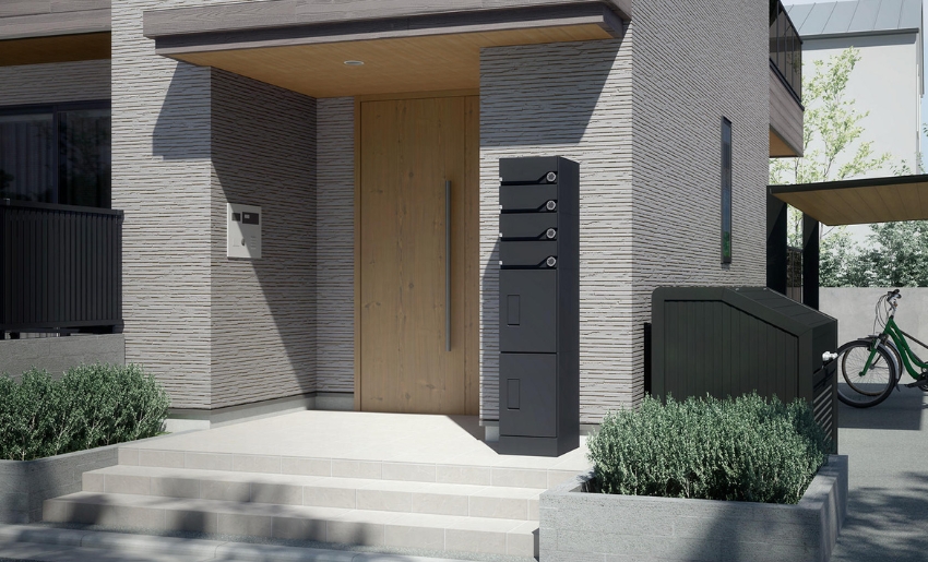 リクシル 集合住宅向け 宅配ボックスA型 使用イメージ