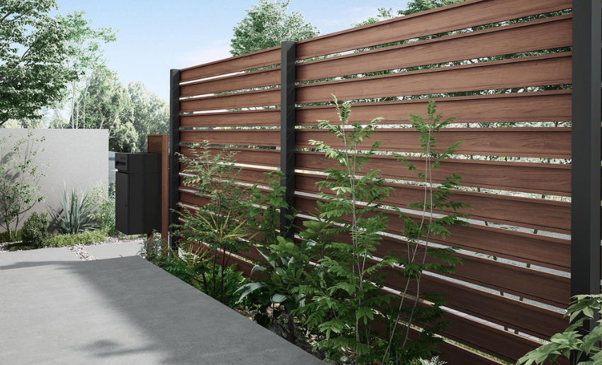 リクシル デザイナーズパーツ 片面平板 施工イメージ