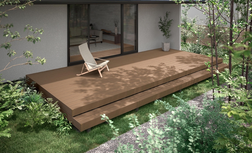 リクシル 樹ら楽 柾目タイプ 使用イメージ