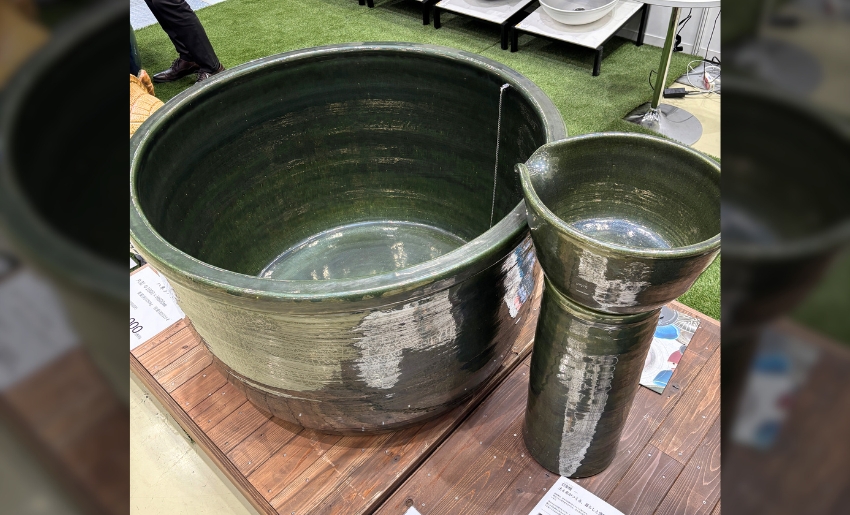 建築・建材展2026 展示風景 ハネノバス 丸型φ1000展示