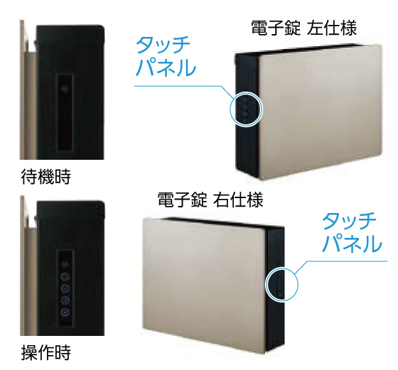 LIXIL ネクストポストL-1型 タッチパネル