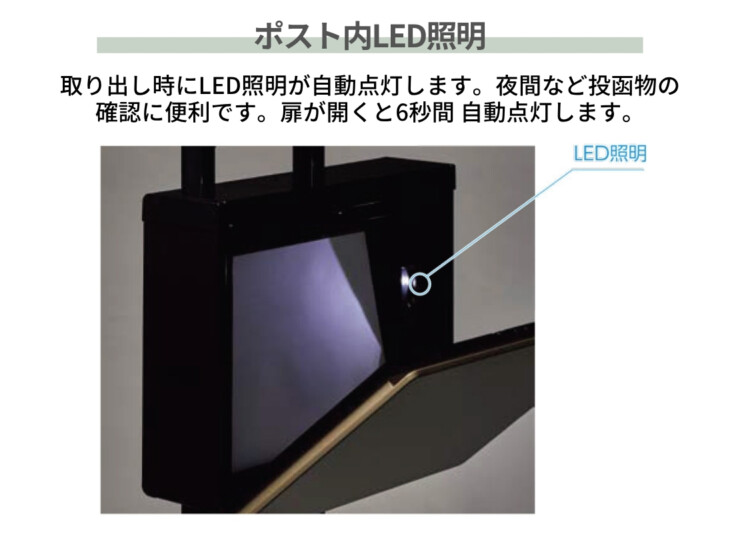 LIXIL ネクストポストL-1型 ポスト内LED照明