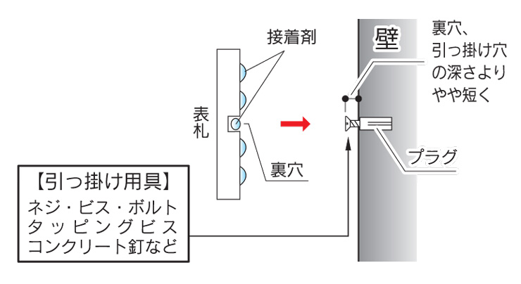 福彫 表札 アリタ 鉄砂 ART-810 門扉、玄関