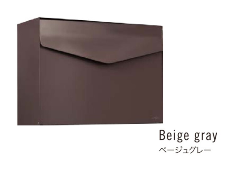 SDW デザインポスト メイファ レター ベージュグレー