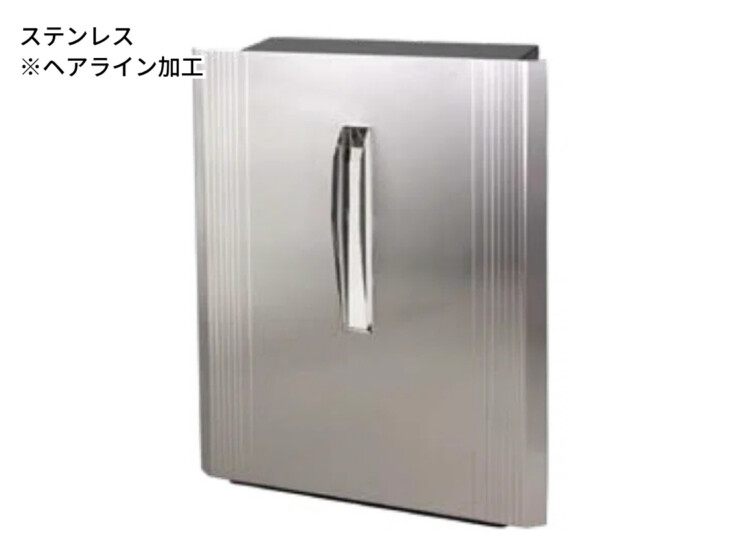 オンリーワンクラブ 壁掛けポスト ソニックS ステンレス ヘアライン加工