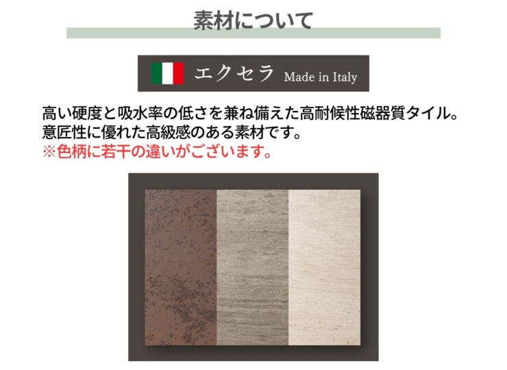 福彫 陶磁器表札 エクセラ 素材について