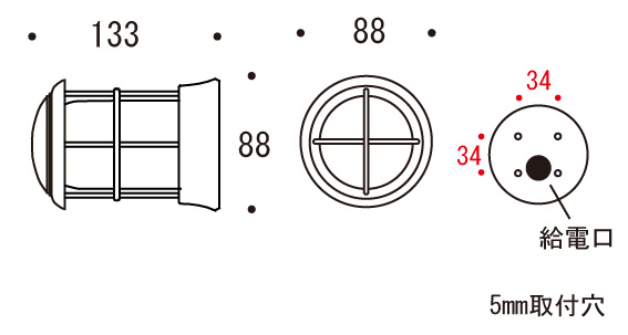 BH100MINI 寸法図