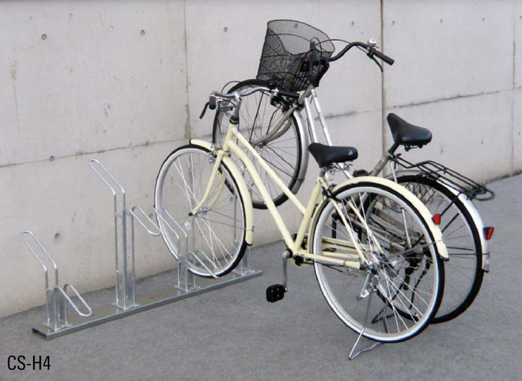 ダイケン 平置き自転車ラック独立式サイクルスタンド スタンド高タイプ CS-H1B-S - 2