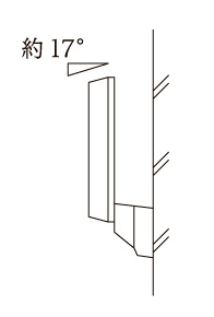 美濃クラフト アルミ鋳物表札 ミール CT-41 断面図