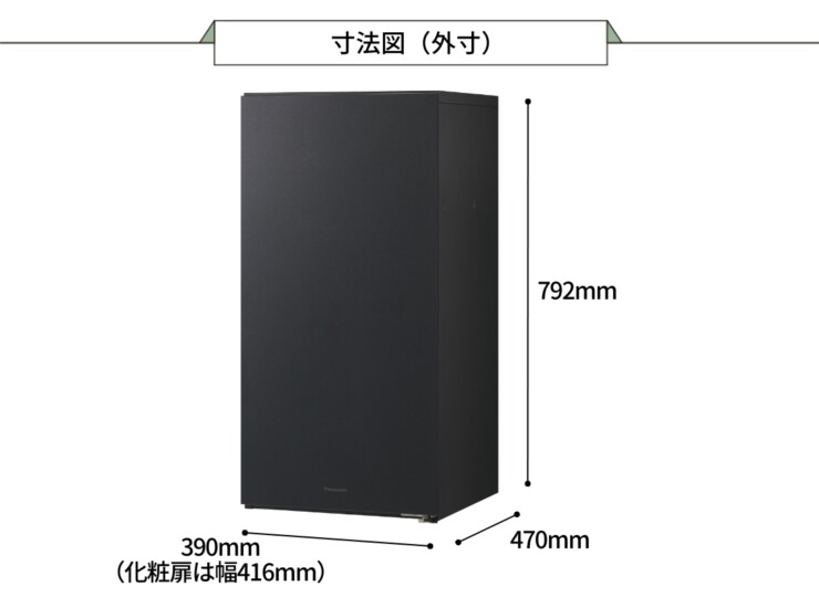 パナソニック ポスト一体型タイプ コンボマルチ ラージタイプ（1ボックス）前入れ後出し CTN1151R（L）外寸