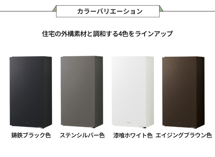 パナソニック ポスト一体型タイプ コンボマルチ ラージハーフタイプ（1ボックス）前入れ前出し CTN1160R（L）カラーバリエーション
