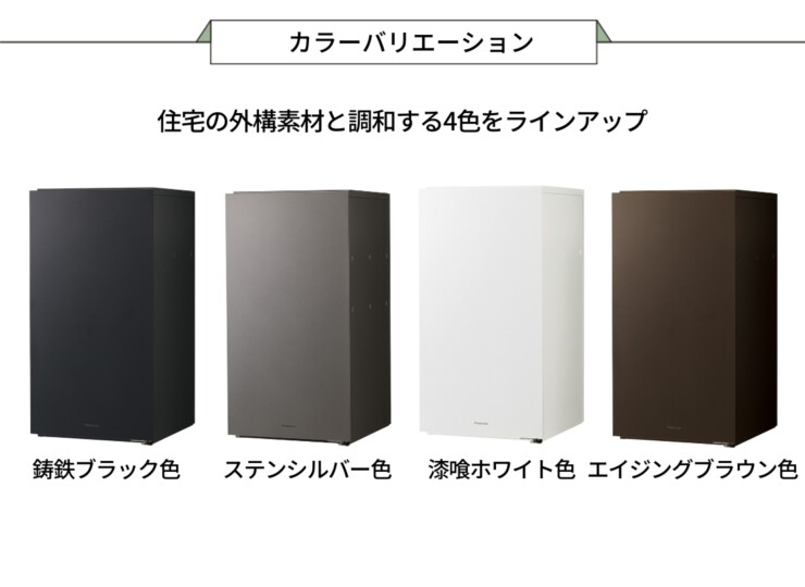 パナソニック ポスト一体型タイプ コンボマルチ ラージタイプ（2ボックス）前入れ前出し CTN1250R（L）カラーバリエーション