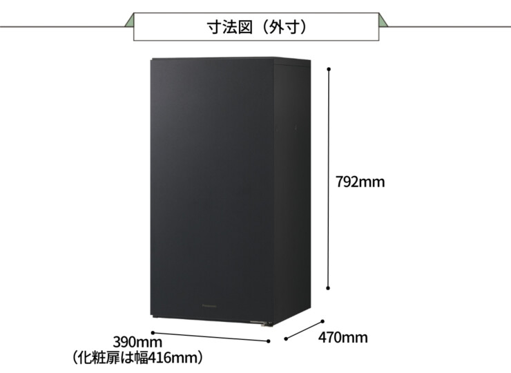パナソニック ポスト一体型タイプ コンボマルチ ラージタイプ（2ボックス）内寸