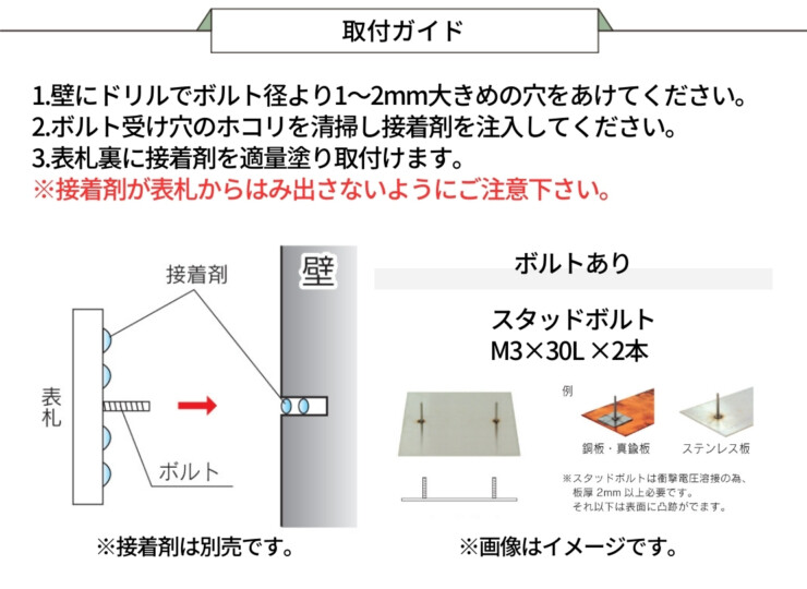 福彫 取付ガイド B-20