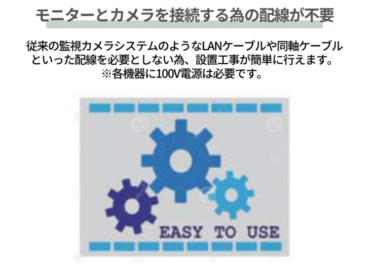 gahter　モニター付きWi-Fi防犯カメラ 屋内外兼用 固定バレットIP カメラ DS-2CV2021G2-IDW モニターとカメラを接続する為の配線が不要