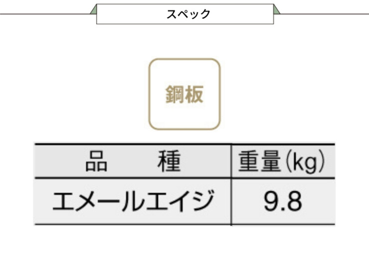 東洋工業 EMAIL AGE（エメール エイジ）スペック