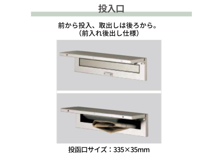 東洋工業 EMAIL AGE（エメール エイジ）投入口