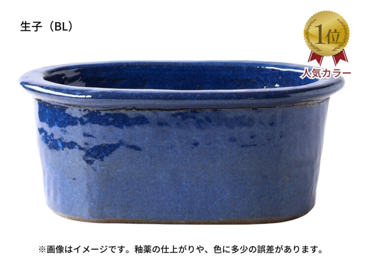 陶里 信楽焼浴槽 ハネノバス 小判型 1人用 ゆったりタイプ F-OV-1300 生子（BL）