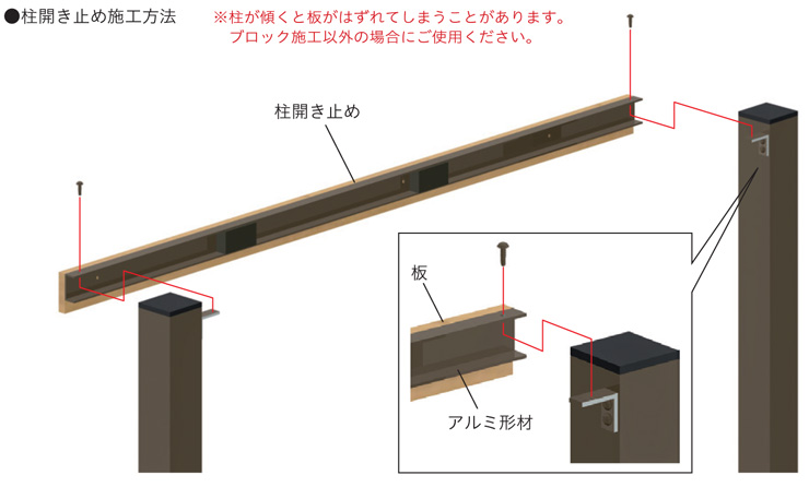 F＆Fマイティウッド柱開き止め