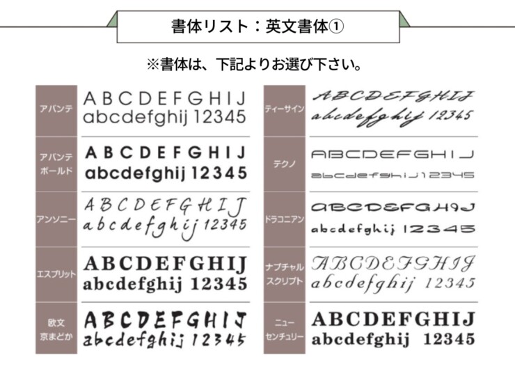 gather（ギャザー）アクリル表札 シルフィ FGSY-48 英文書体