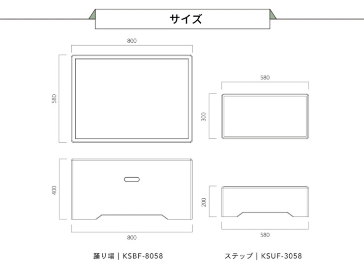 トーシンコーポレーション ファンステップ サイズ