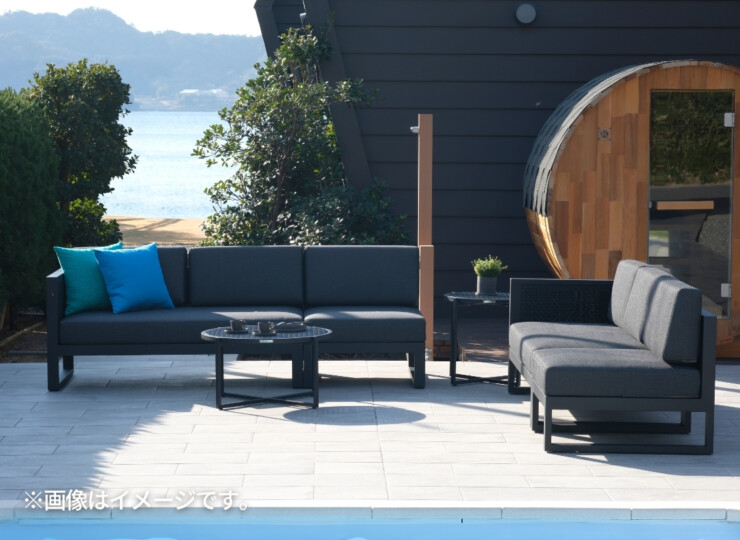 かじ新 K.RAUCORD（ケイ.ラウコード）フィールズソファライトアーム+専用クッションセット Fields RA 使用イメージ