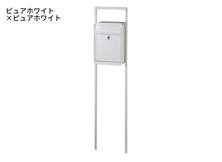 オンリーワンクラブ スタンドポスト ミルク+ミルク専用パイプスタンドセット ピュアホワイト×ピュアホワイト