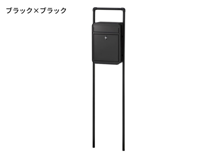 オンリーワンクラブ スタンドポスト ミルク+ミルク専用パイプスタンドセット ブラック×ブラック