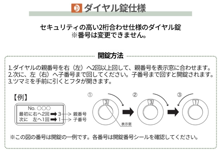 オンリーワンクラブ 独立ポスト マカロン+マカロン専用ワンスタンド ダイヤル錠仕様