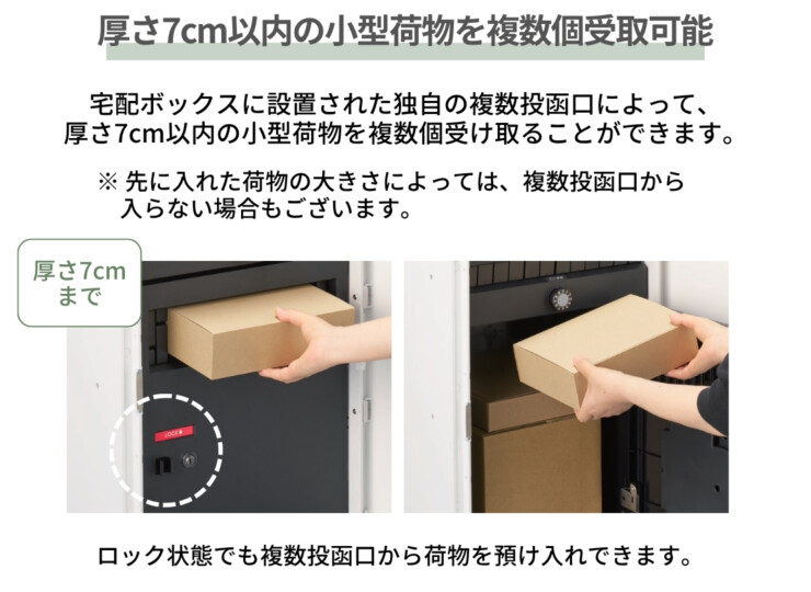 トーシンコーポレーション LED照明付門柱 MONO（モノ）GW-MONO 厚さ7cmまでの宅配物を複数受取可能