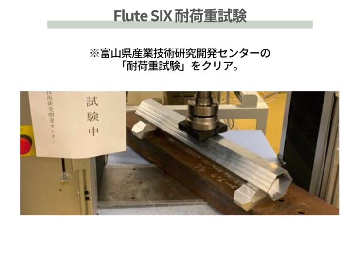 オンリーワン カーストッパー アルデコール　Flute SIX（フルートシックス）耐荷重試験