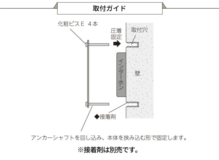 美濃クラフト インターホンカバーサイン 取り付けガイド