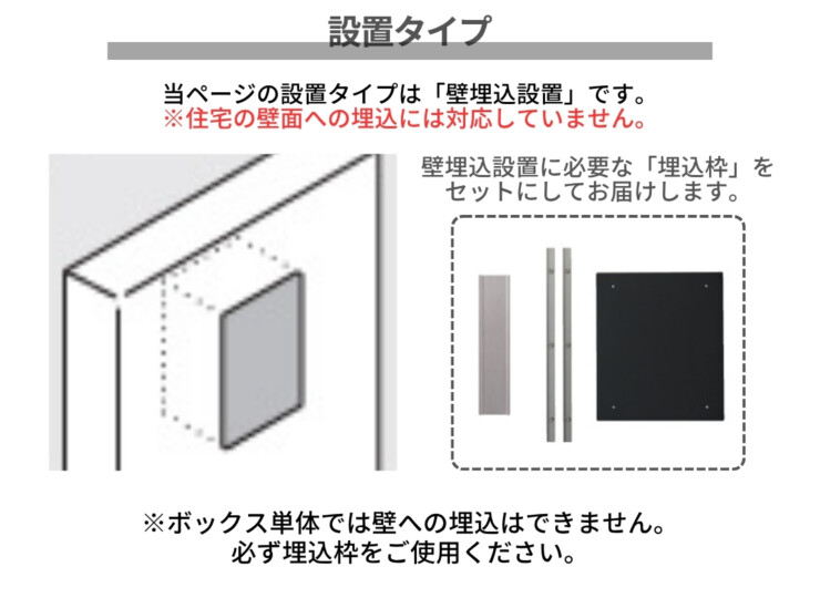 ナスタ Nasta Box LIGHT（ナスタボックスライト）サイズL 壁埋込タイプ 設置タイプ
