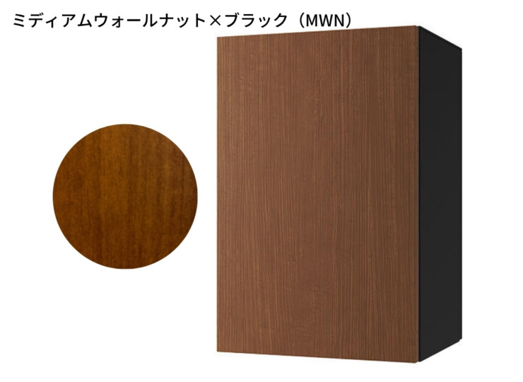 ナスタ 宅配ボックス Nasta Box+POST（ナスタボックス プラス ポスト）サイズM ミディアムウォールナット×ブラック