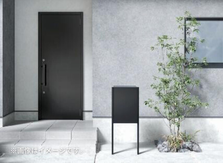 ナスタ 宅配ボックス Nasta Box +（ナスタボックス プラス）KS-TL06NP ポールタイプ 使用イメージ