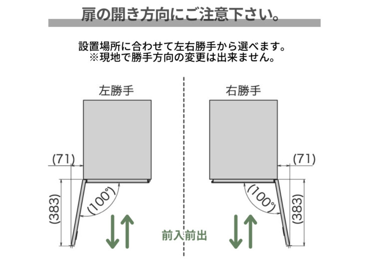 ナスタ 宅配ボックス　Nasta Box +（ナスタボックス プラス）KS-TL06NP 扉の開き方向にご注意下さい