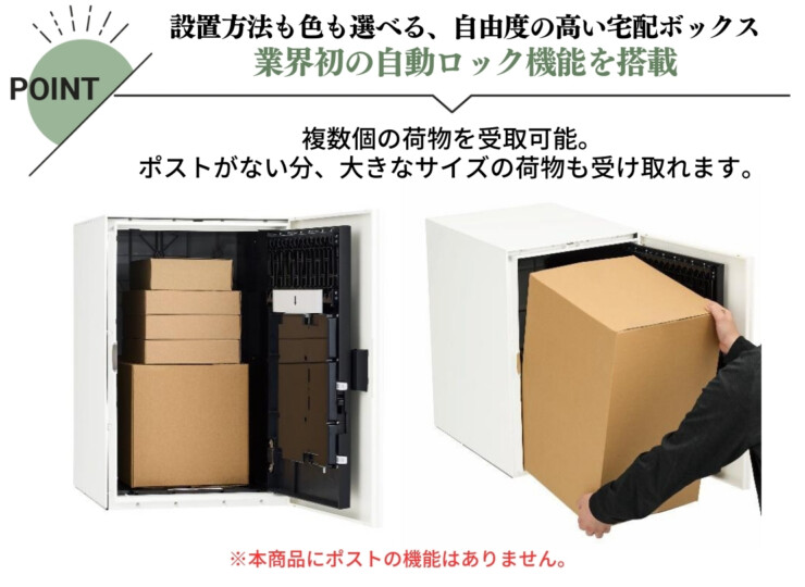 ナスタ 宅配ボックス　Nasta Box +（ナスタボックス プラス）KS-TL06NP 特長