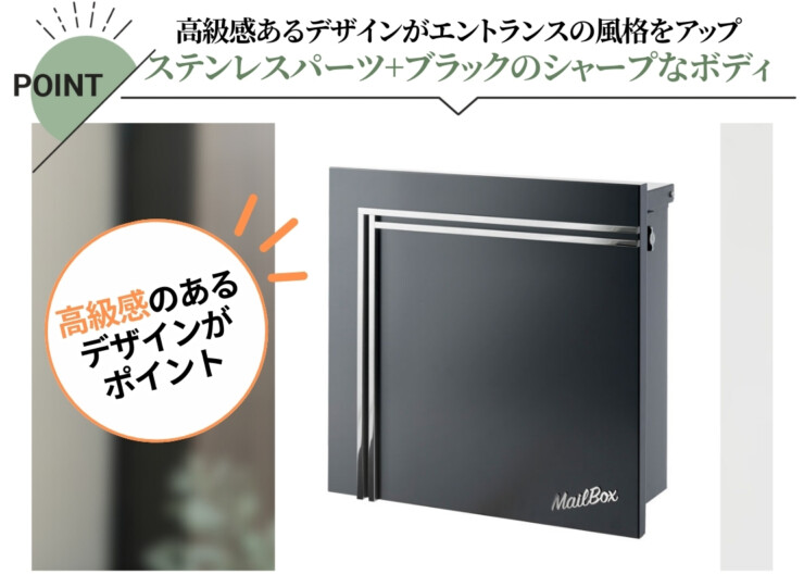 オンリーワンクラブ 壁掛けポスト ソリーディア TypeA 特徴
